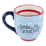 There is freedom mug