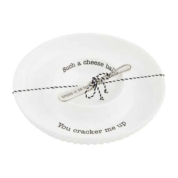 Cheeseball serving dish-Brittney