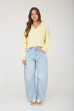 Sunshine cropped knit top