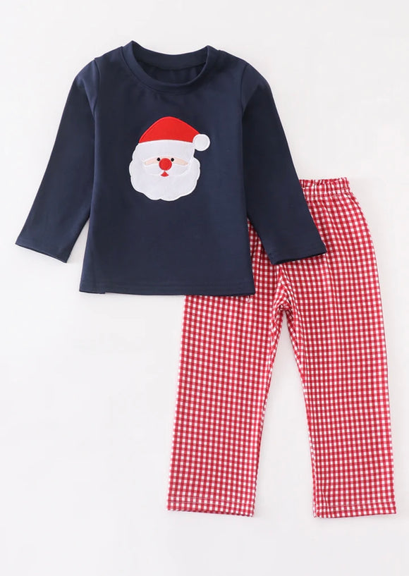 Boy Santa Pant Set