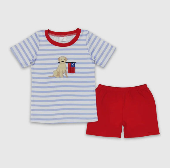 Boys Dog Flag Set