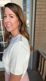 Grace Top Off White