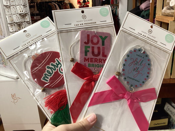 Mary Square Christmas Car Freshener