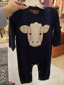 Cow romper 6m-cassey