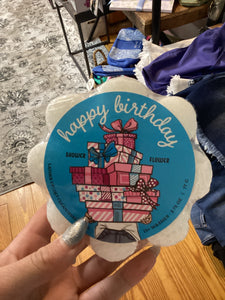 Happy birthday shower flower