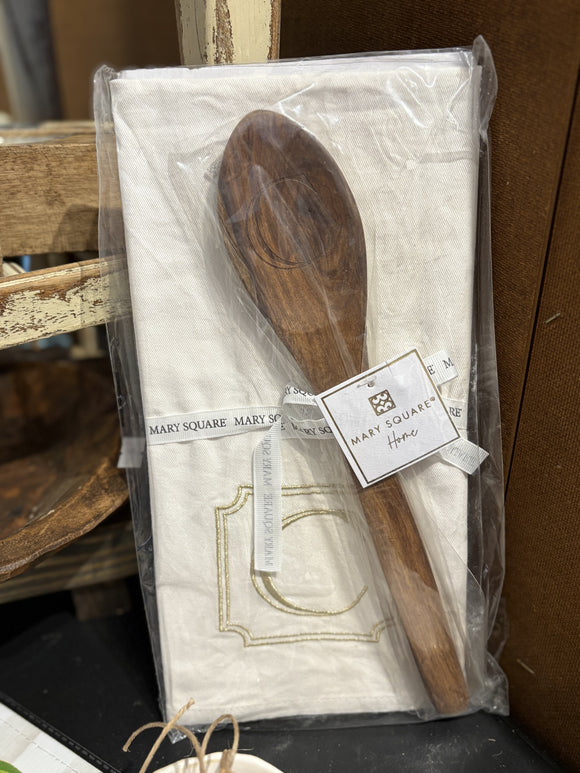 Tea Towel and Spoon Set