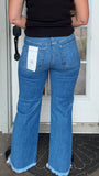 Medium HR ankle straight jean