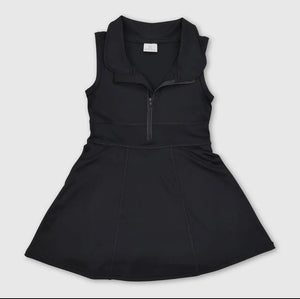 Girls black athletic dress