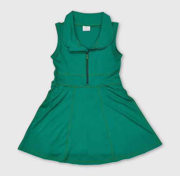 Girls Green Athletic Dress