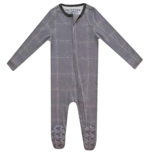 Zip up footie 3-6m Dakota-cassey