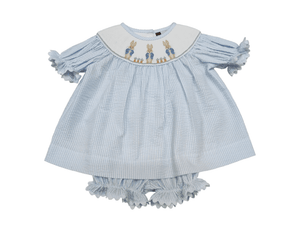 Peter Rabbit Smocked Bloomer Set