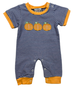 Three Sisters Pumpkin Boy Romper