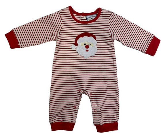 Three Sisters Santa Boy Romper