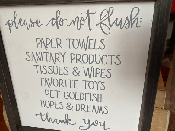 Please Do Not Flush