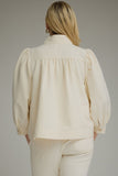 Claire Top in Cream plus