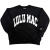 Lulu Mac Black with white puff