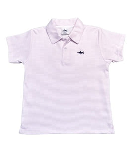 Saltwater Boys Pink Stripe Polo