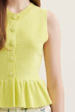 Lime Light Ruffle Top