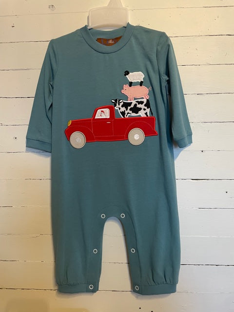 Barnyard Friends and Truck Romper