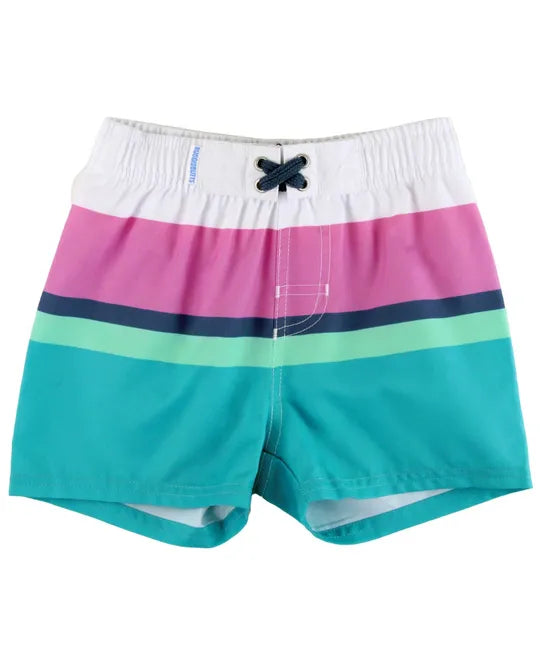 Aqua Color Block Swim