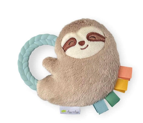 Sloth Rattle with teether